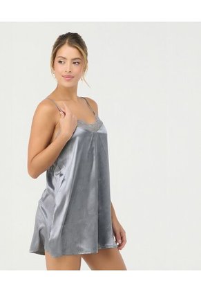 Pijama Batola Escote En V Gris St Even 18755