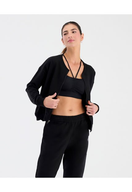 Chaqueta Deportiva Silueta Ancha Negro ST Even 68297