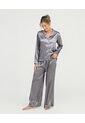 Pijama Pantalón Camisa Manga Larga Gris St Even 18758 de St Even