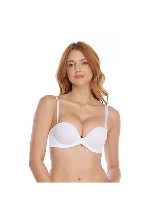 Brasier Doble Realce Aumenta Dos Tallas Cargaderas Blanco ST Even 44970