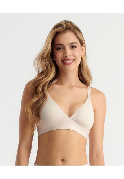 Brasier Realce Natural Tipo Top Copas Removibles Cargaderas Ajustables Natural ST Even 49320