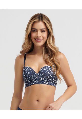 Brasier Realce Natural Estampado Con Varillas Est Belleza Natural ST Even 47080 St Even