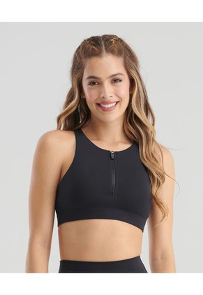 Top Deportivo Con Copas Cierre Frontal Negro ST Even 68156