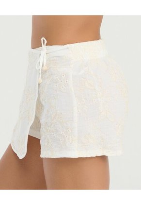 Falda Short Pretina Elastica Ajuste Comodo Ivory St Even 900054