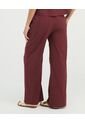 Pantalón Corte Recto Tiras Ajustables Granate St Even 99997 de St Even