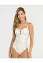 Vestido De Baño Entero Copas Suaves Tiras Ajustables Ivory St Even 900015 de St Even
