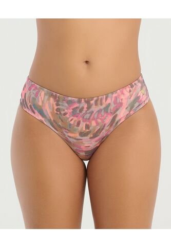 Panty De Baño  Semidescaderado Estampado Salmon St Even 900042 St Even