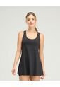 Vestido Deportivo Silueta Semi-ajustada Short Interior Negro St Even 68430 de St Even
