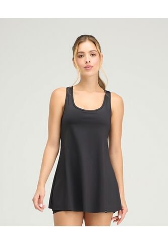 Vestido Deportivo Silueta Semi-ajustada Short Interior Negro St Even 68430 St Even