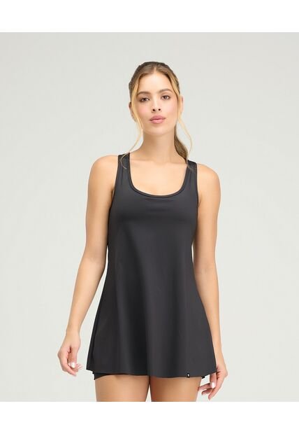Vestido Deportivo Silueta Semi-ajustada Short Interior Negro St Even 68430