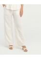 Pantalon Detalles Bordados Pretina Elastica Ivory St Even 900067 de St Even
