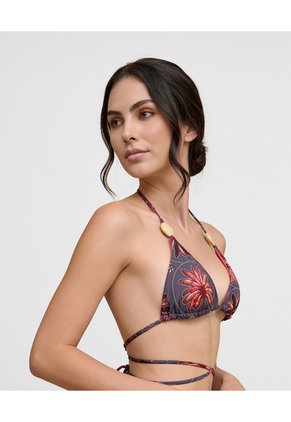 Top De Baño Triangular | Con Copas Suaves | Anudar En Cuello Y Espalda