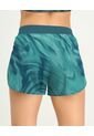 Short Deportivo Silueta Amplia Con Short Interno Estampado Verde Azul St Even 68434 de St Even
