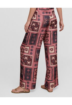 Pantalón | En Malla Satinada | Con Bolsillos Laterales