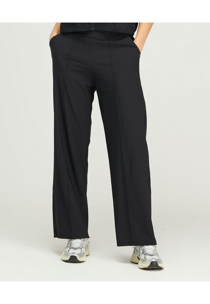 Sudadera Deportiva Bota Recta Silueta Amplia Negro St Even 68288