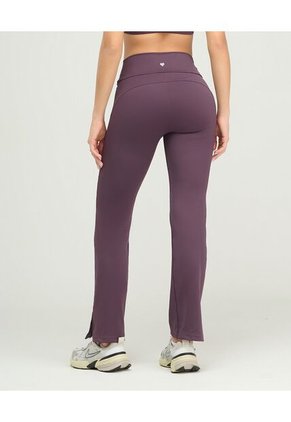 Pantalón Deportivo Tipo Leggins Silueta Ajustada Berenjena St Even 68258