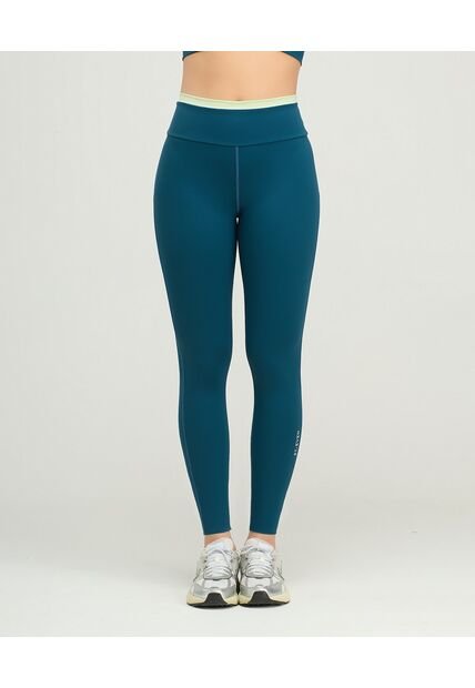 Pantalón Deportivo Tipo Leggins Silueta Ajustada Azul Petróleo  St Even 68428