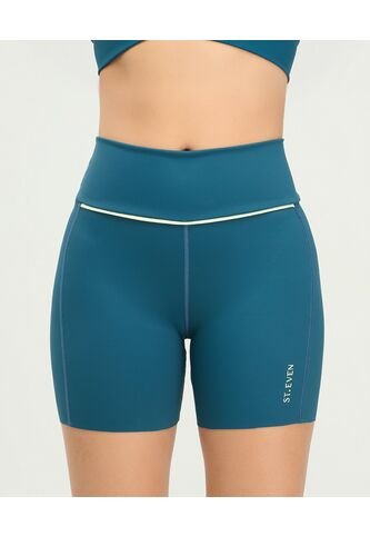 Short Deportivo Tipo Ciclista Silueta Ajustada Azul Petróleo St Even 68424 St Even