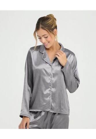 Pijama Pantalón Camisa Manga Larga Gris St Even 18758 St Even