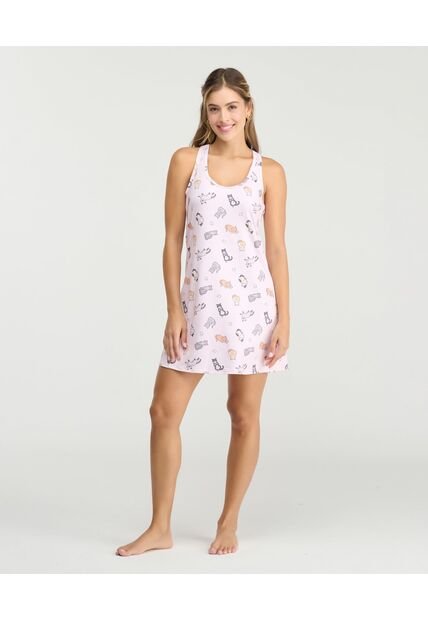 Pijama Batola Espalda Atlética Tejido Fresco Blush Claro St Even 18815