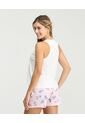 Pijama De Camisilla Estampado Frontal Short Con Pretina Blush Claro St Even 18814 de St Even