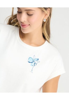 Pijama De Pantalón Capri Estampado Frontal Estampado Azul St Even 18839