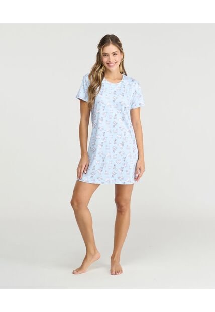 Pijama Batola Silueta Semi Ajustada Azul Claro St Even 18825