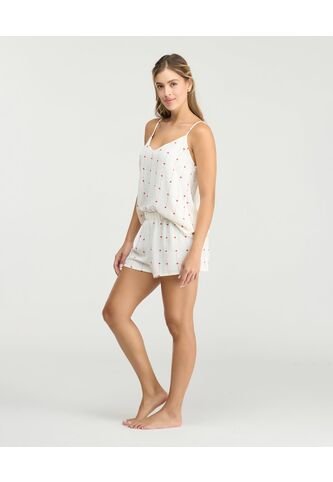 Pijama Batola Tiras Ajustables Silueta Amplia Marfil St Even 187844 St Even