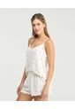 Pijama Batola Tiras Ajustables Silueta Amplia Marfil St Even 187844 de St Even