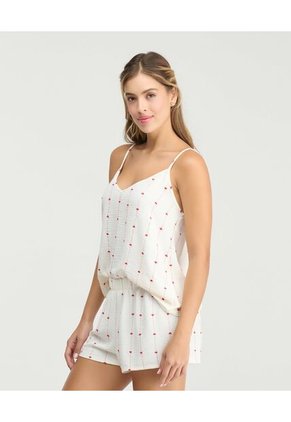 Pijama Batola Tiras Ajustables Silueta Amplia Marfil St Even 187844