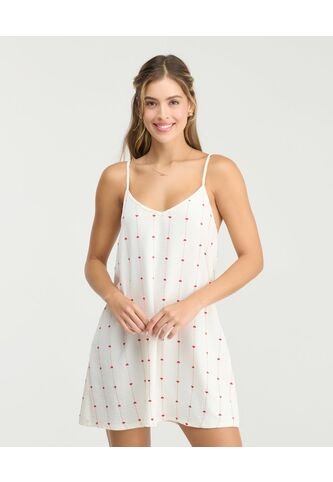 Pijama Batola Tiras Ajustables Silueta Amplia Marfil St Even 18785 St Even