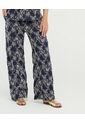 Pantalón Detalles Bordados Pretina Elástica Azul St Even 900067 de St Even