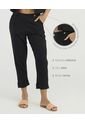 Pantalon Tiro Alto Bota Recta Negro St Even 99967 de St Even