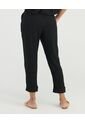 Pantalon Tiro Alto Bota Recta Negro St Even 99967 de St Even