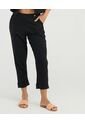 Pantalon Tiro Alto Bota Recta Negro St Even 99967 de St Even