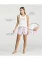 Pijama De Camisilla Estampado Frontal Short Con Pretina Blush Claro St Even 18814 de St Even