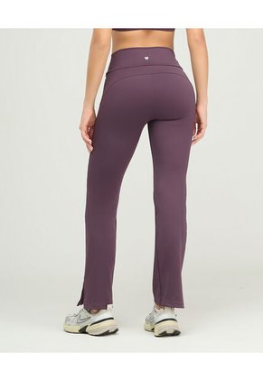 Pantalón Deportivo Tipo Leggins Silueta Ajustada Berenjena St Even 68258