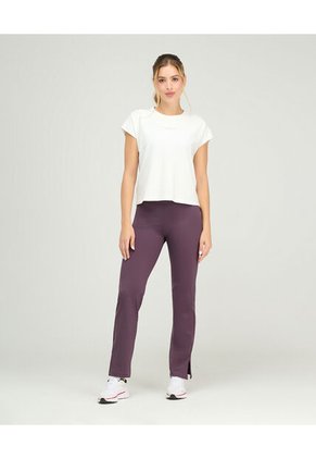 Pantalón Deportivo Tipo Leggins Silueta Ajustada Berenjena St Even 68258