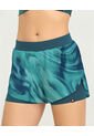 Short Deportivo Silueta Amplia Con Short Interno Estampado Verde Azul St Even 68434 de St Even