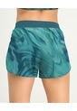 Short Deportivo Silueta Amplia Con Short Interno Estampado Verde Azul St Even 68434 de St Even