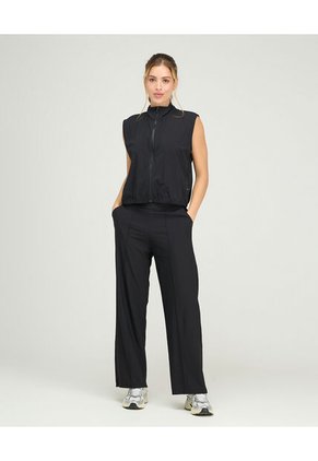 Chaleco Deportivo Cuello Alto Cremallera Frontal Negro St Even 68283