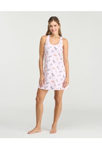 Pijama Batola Espalda Atlética Tejido Fresco Blush Claro St Even 18815 St Even