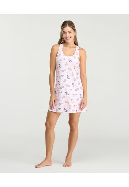 Pijama Batola Espalda Atlética Tejido Fresco Blush Claro St Even 18815