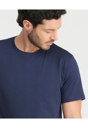 Pijama De Pantalón Manga Corta Silueta Amplia Estampado Azul St Even 28488