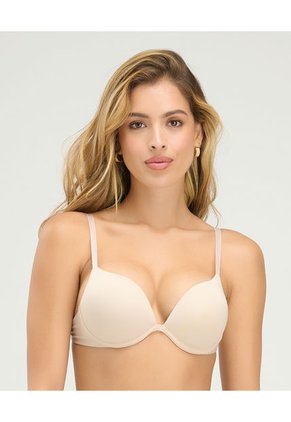 Brasier Doble Realce Escote Profundo Natural ST Even 49480
