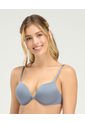 Brasier Doble Realce Escote Profundo Gris Titanio ST Even 49480 de St Even