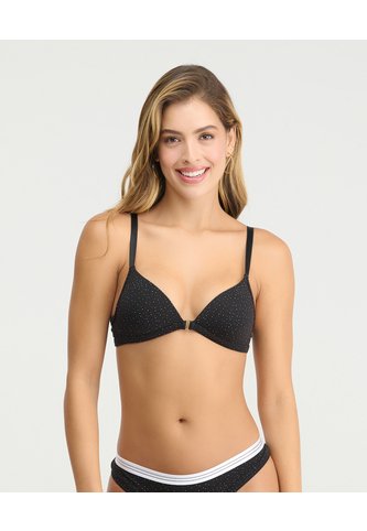 Brasier Realce Natural | Escote Profundo | Broche Frontal St Even