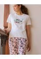 Pijama De Pantalón Manga Corta Estampada Est Panda ST Even 18598 de St Even