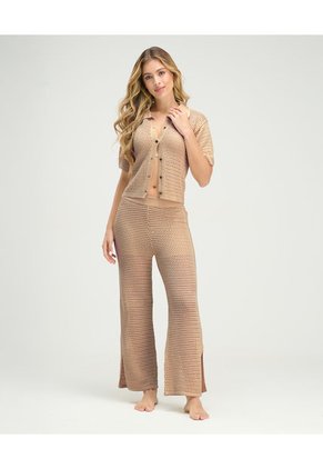 Camisa Tejida Manga Corta Natural ST Even 99857