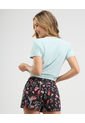 Pijama De Short Manga Corta Est Sinfonia Botanica ST Even 18584 de St Even